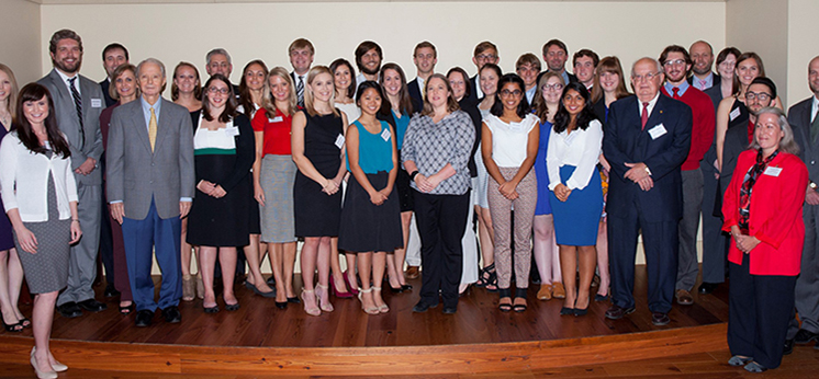 Mr. Abraham Mitchell was honored by current and past Mitchell Scholars data-lightbox='featured'